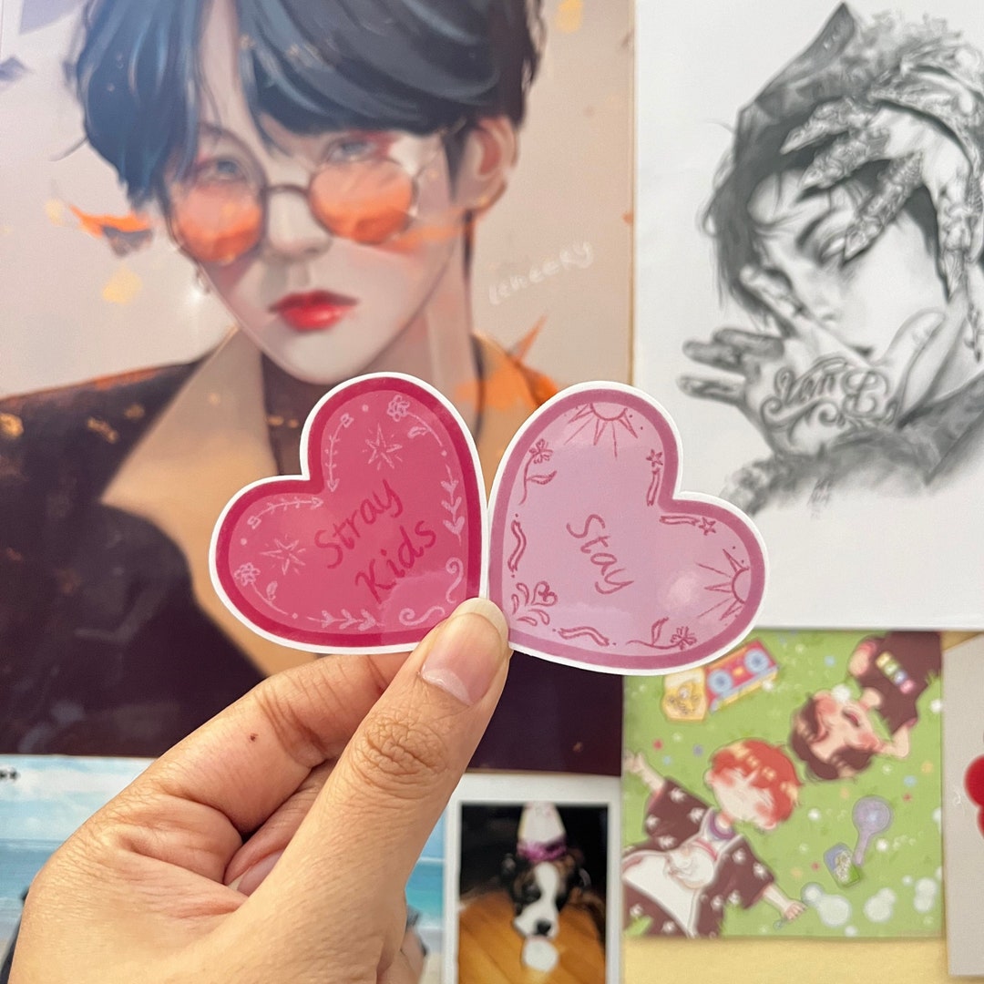 Stray Kids Heart Sticker Pack | SKZ, Stays, Bangchan, Lee Know ...