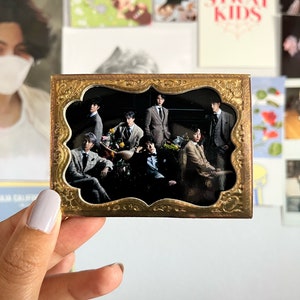 BTS Vintage Magnet Frame | MOTS 7, Namjoon, RM, Jin, Suga, Yoongi, Jhope, Jimin, V, Taehyung, Jungkook