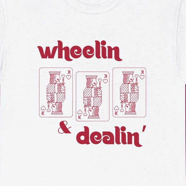 Zack Wheeler T-Shirt - Wheelin and Dealin - Zack Wheeler Cotton Tee - Philly Pitching - Philadelphia Tshirt