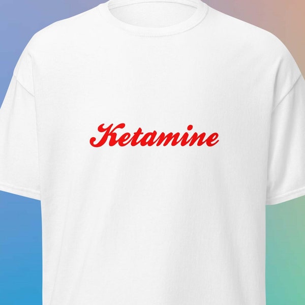 Ketamine T-Shirt - 100% Cotton Funny Festival T-Shirt - Ketamine Kellogs logo