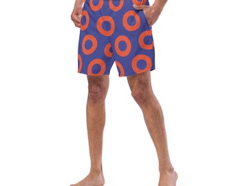 Men's Phish Bathing Suit - Phish Donut swim trunks - Phish Donut Print Swimsuit - Fishman Donut Board shorts