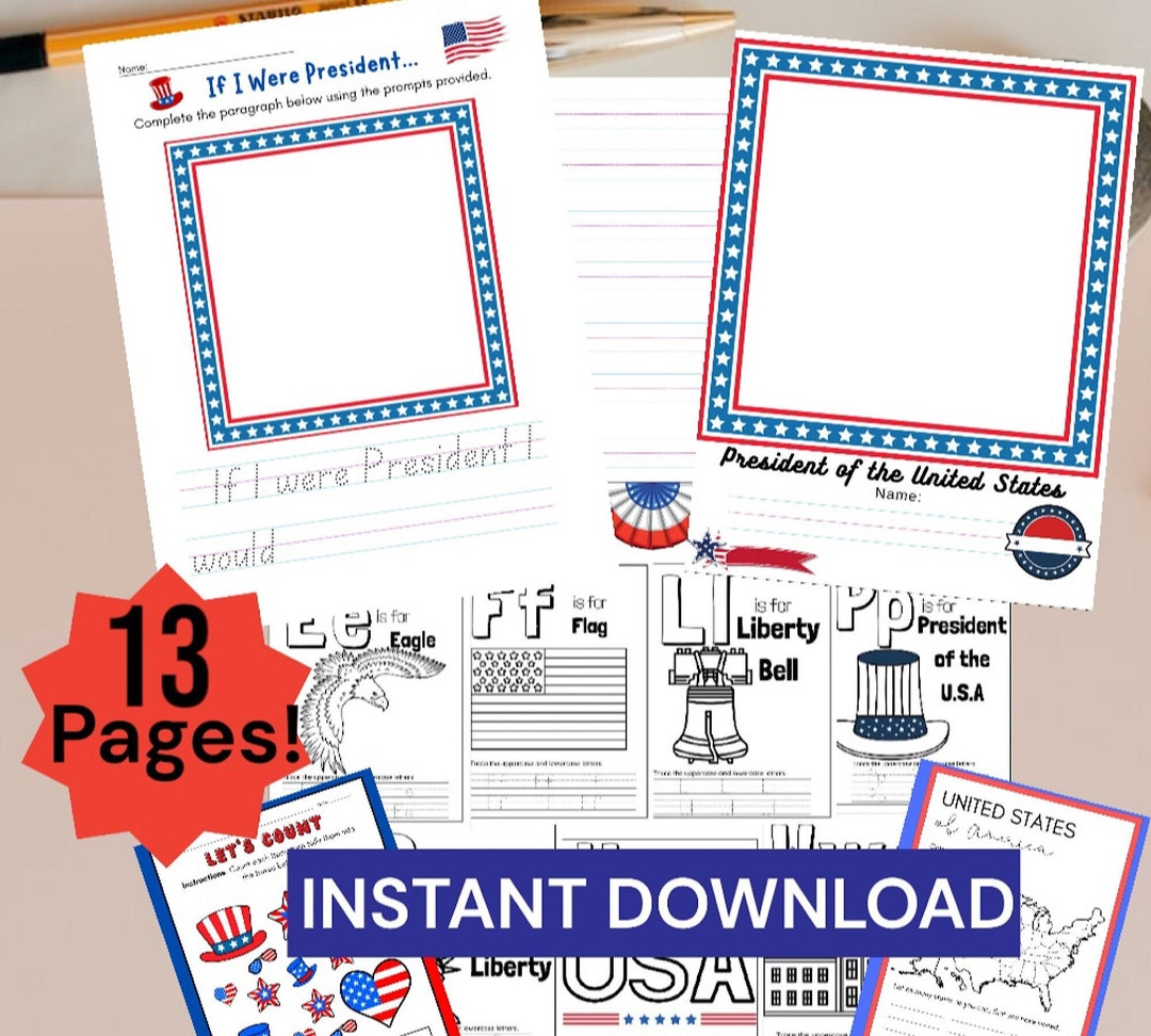 Presidents Day Worksheets If I Were President Presidents