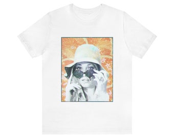 Heatwave - Surreal Collage Grafik Tshirt - Unisex - Trippy Woman Art Tee