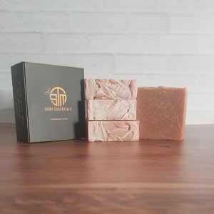The Big Apple - Vanilla Apple Cinnamon Handmade Scented Soap, Face Soap, Handcrafted Soap, Pretty Soap, Fancy Soap, Soap Bar Gift
