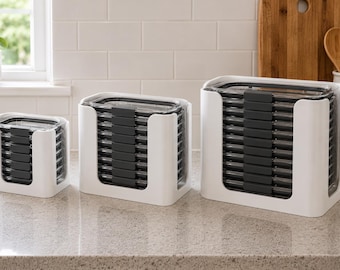 Rubbermaid Brilliance 10-lid Stacking Organizer