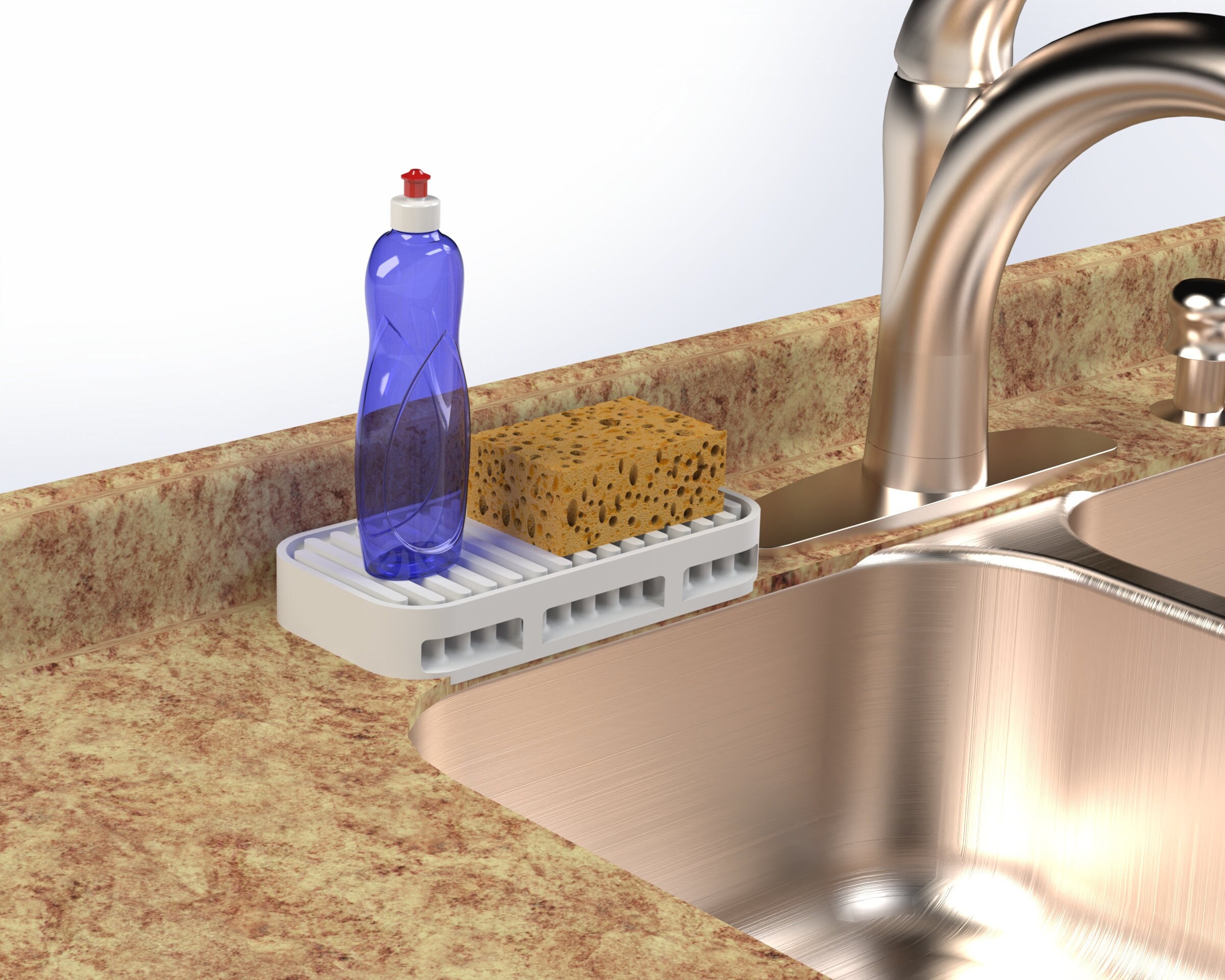 Sink Sponge and Soap Holder Drain | 4 Color Options