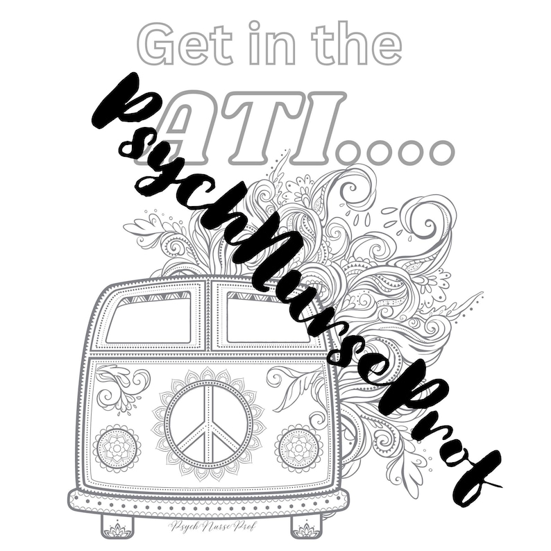 Sarcastic Nursing Coloring Sheets Stress Relief RN Nursing Humor Adult