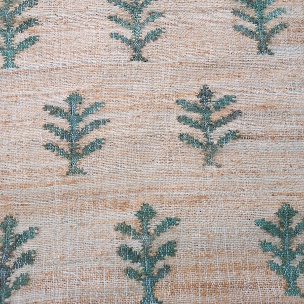 5x7 Kilim Área de yute Alfombra de yute Alfombra de algodón de yute Alfombra Boho Patrón de flores Alfombra de decoración boho Alfombra de yute tejida a mano Alfombra geométrica Alfombra nórdica marroquí