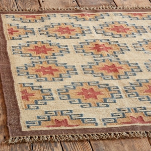 Area Jute Rug Handmade Kilim Wool Jute Rugs-Hand knotted Rug Boho Decor Rug Wool Rug Floor Rug Geometric Rugs Indian Handwoven Rug 8x10 9x12