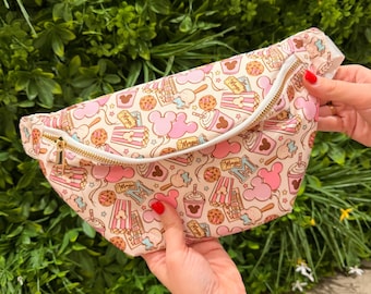 Sac banane Magical Theme Park - Collations, ballons, bandoulière imprimé Mickey Mouse