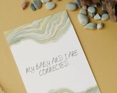 35 Birth Affirmation Cards | Instant Download | Printable Hypnobirthing Inspo | Geode Design
