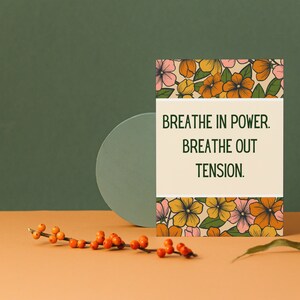 35 cartes d'affirmation de naissance | Téléchargement instantané | Inspo d'hypnonaissance imprimable | Conception florale des années 60