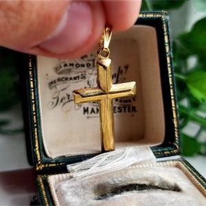 フランス アンティーク クロス ペンダントトップ 18k 希少な特別品 フランス製18金無垢アンティーククロス・十字架