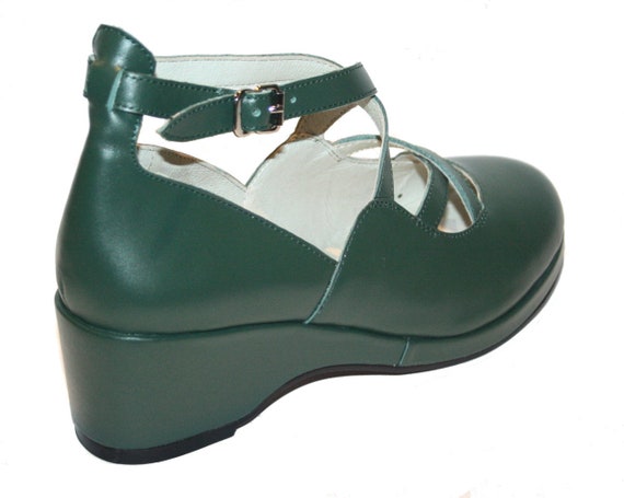 Rocket Originals 1940s/1950s Celia Style In Green… - image 3