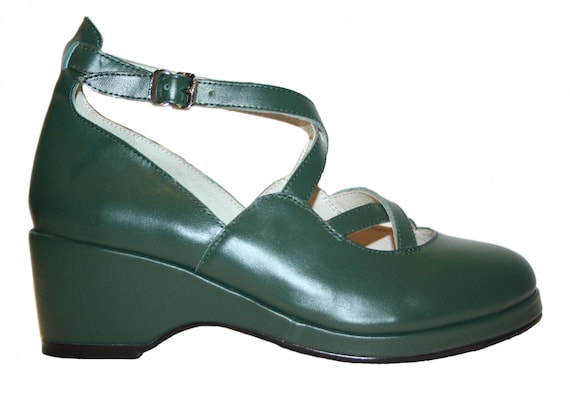 Rocket Originals 1940s/1950s Celia Style In Green… - image 4