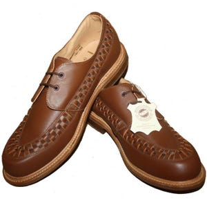 mens brown dress shoes size 11 MENS Pecan Brown Leather Dress Shoes main image 0