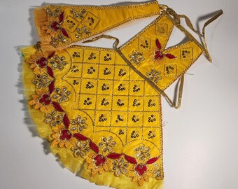 Buy MATA Rani Chunri/Patka and Lehenga Dress for Goddess