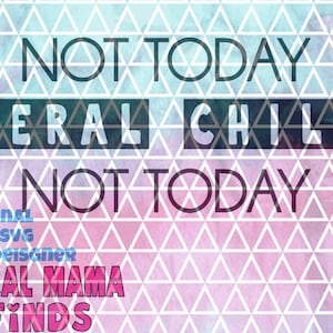 NÃO HOJE criança FERAL original Png/Svg