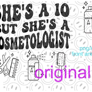Elle a 10 ans mais c'est une cosmétologue SVG/PNG noire