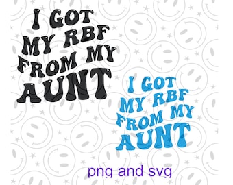 RBF van mijn tante SVG/PNG clipart (origineel)