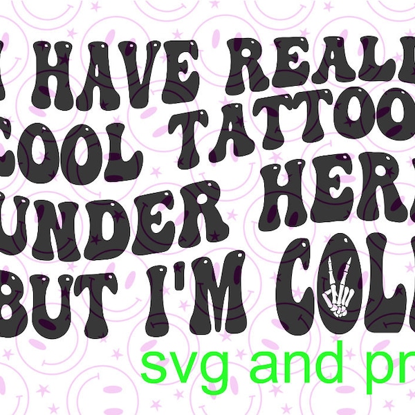 I have really cool tattoos under here but I'm cold SVG/PNG