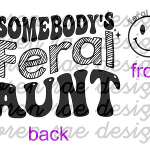 FERAL Tante svg ORIGINAL