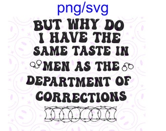 department of corrections taste in men png/svg