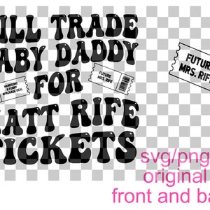 Werden Baby Daddy gegen Rife Tickets svg/png tauschen (original)