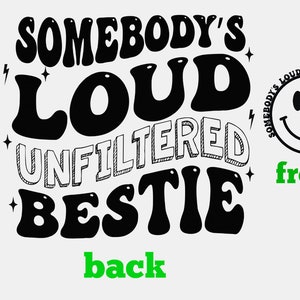LOUD Unfiltered Best Original Svg/png