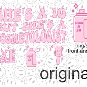 Elle a 10 ans mais c'est une cosmétologue couleur png