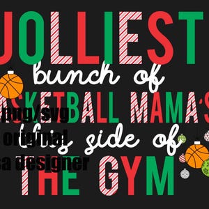Original JOLLIEST Basketball Mama's Dies Seite der Turnhalle svg/png