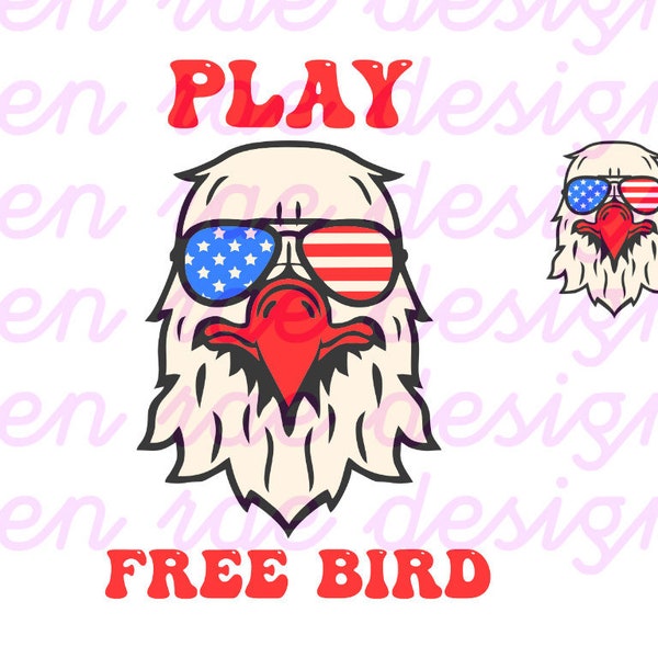 PLAY Free Bird png 4th of july png