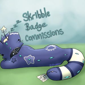 Scribble badge commissions