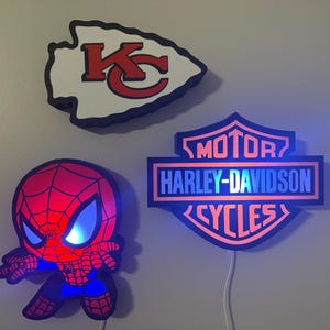 Aangepaste lightbox - Gepersonaliseerd nachtlampje, gepersonaliseerd cadeau, uniek, 3D-geprinte lichtbak, speciaal cadeau, sportfan, nachtverlichting