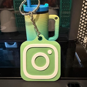 Custom NFC Tag Keychain: Personalized Digital Business Card, Contactless Sharing | graduation gift | emergency contact | memorial image 3