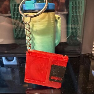 Custom NFC Tag Keychain: Personalized Digital Business Card, Contactless Sharing | graduation gift | emergency contact | memorial image 5