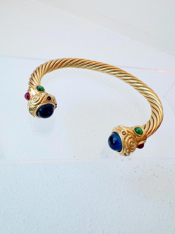 Vintage Twisted Cable Cuff - image 5