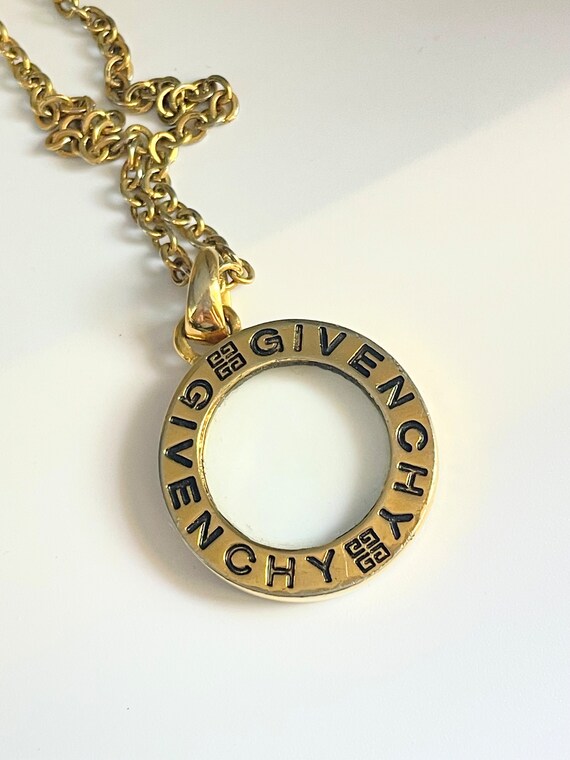 Givenchy Logo Pendant Necklace