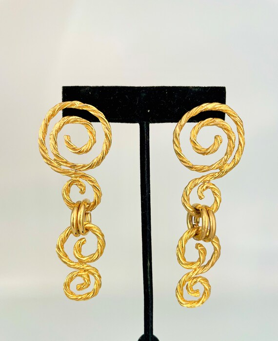 Vintage rope earrings Gem