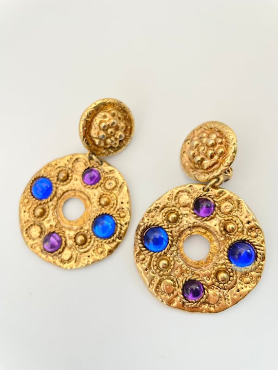 Vintage Cabochon Earrings