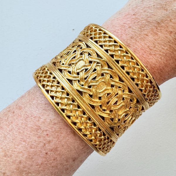 Vintage ST. JOHN Etruscan Cuff