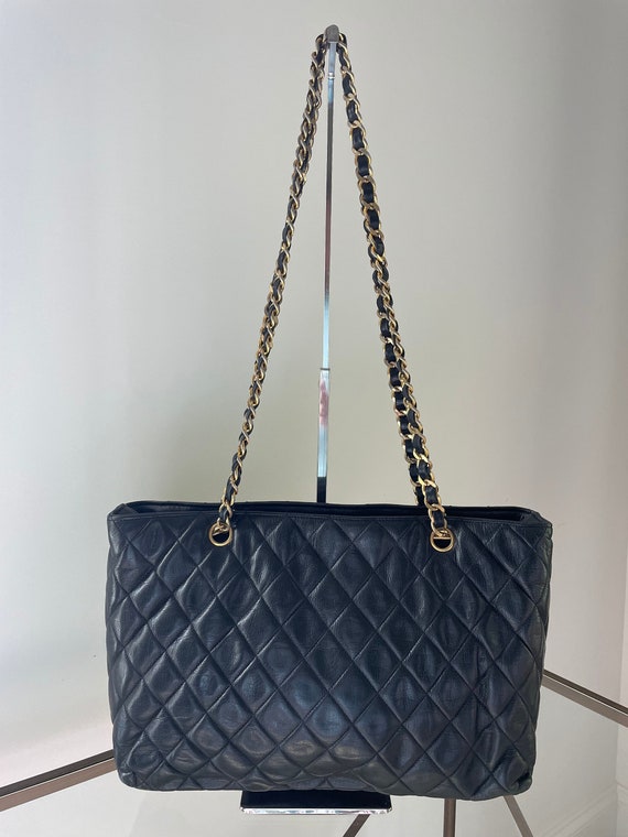 Vintage CHANEL brown quilted lamb leather classic tote bag with gold t – eNdApPi  ***where you can find your favorite designer vintages..authentic,  affordable, and lovable.
