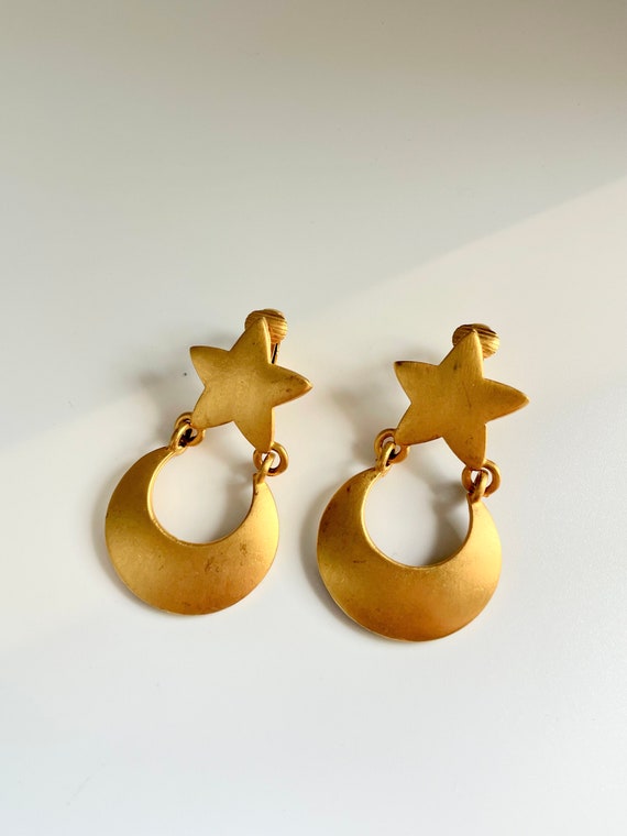 Vintage Star & Moon earrings