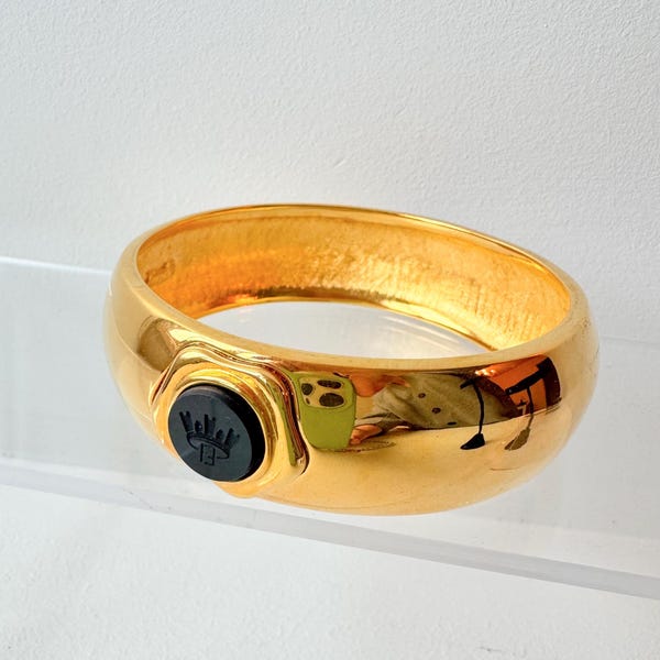 Vintage FENDI Logo Bangle