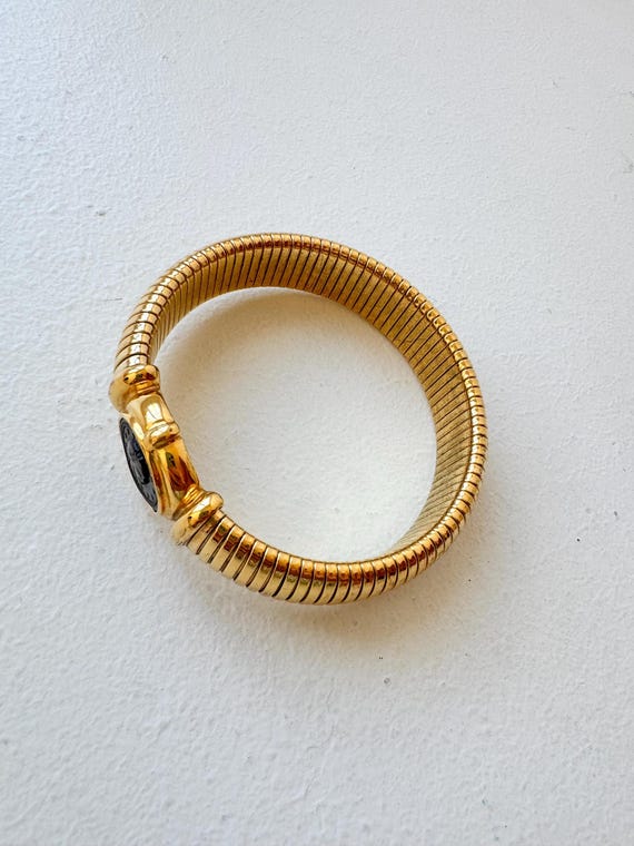 Vintage Coin Stretch Bangle - image 2