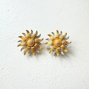 Vintage KJL Flower Earrings