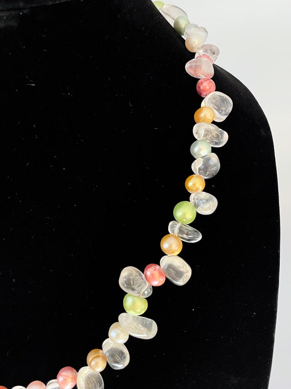 Vintage Glass Bead Necklace - image 4