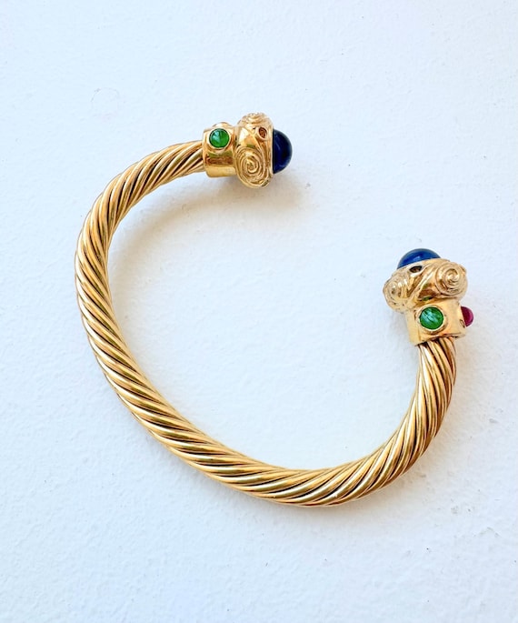 Vintage Twisted Cable Cuff - image 1