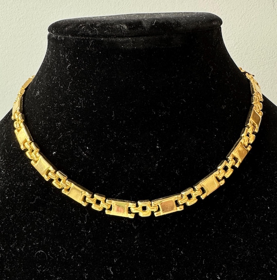 Vintage Panel Link necklace