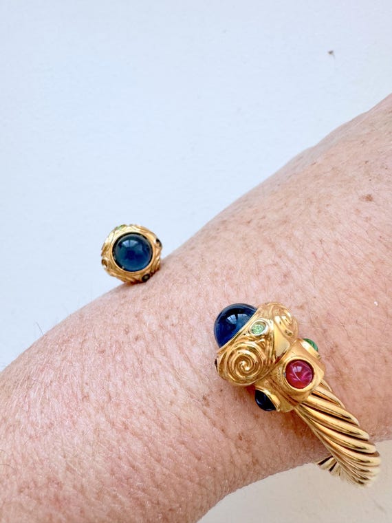 Vintage Twisted Cable Cuff - image 4